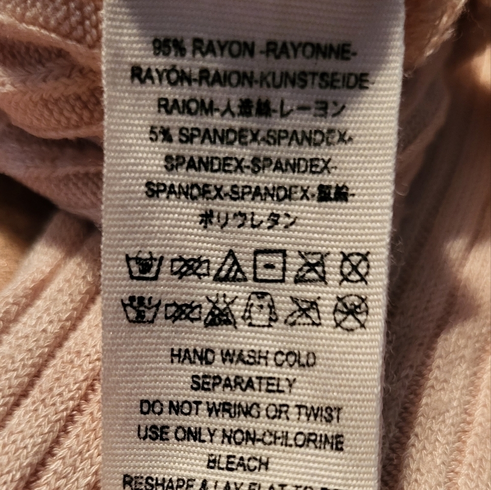 FREE PEOPLE Lovers Split Back Pullover Ribbed Tun… - image 7